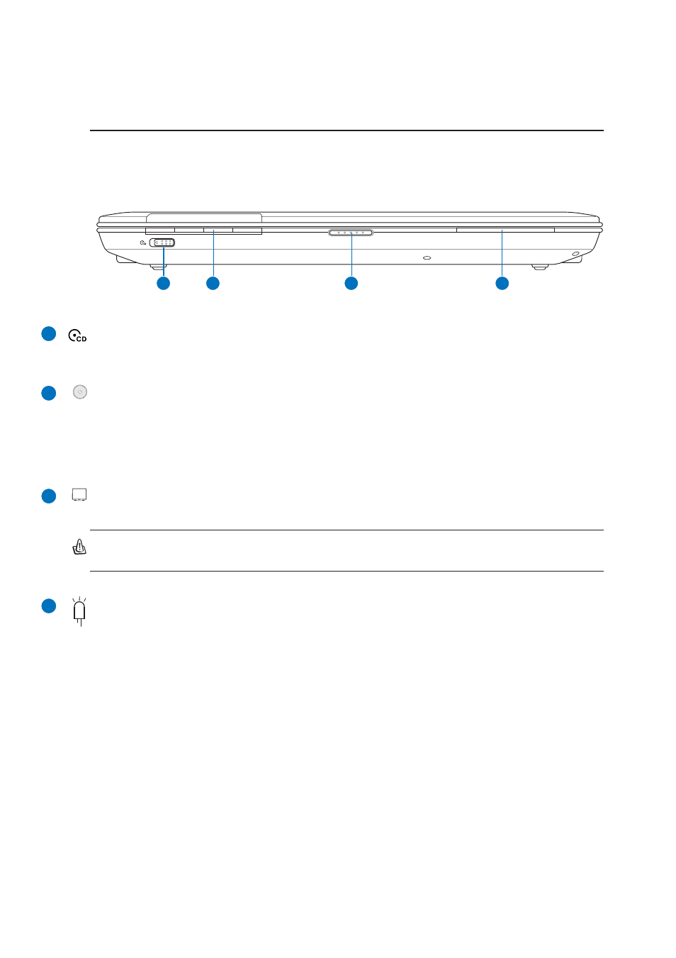 Front side | Asus M9J User Manual | Page 19 / 69