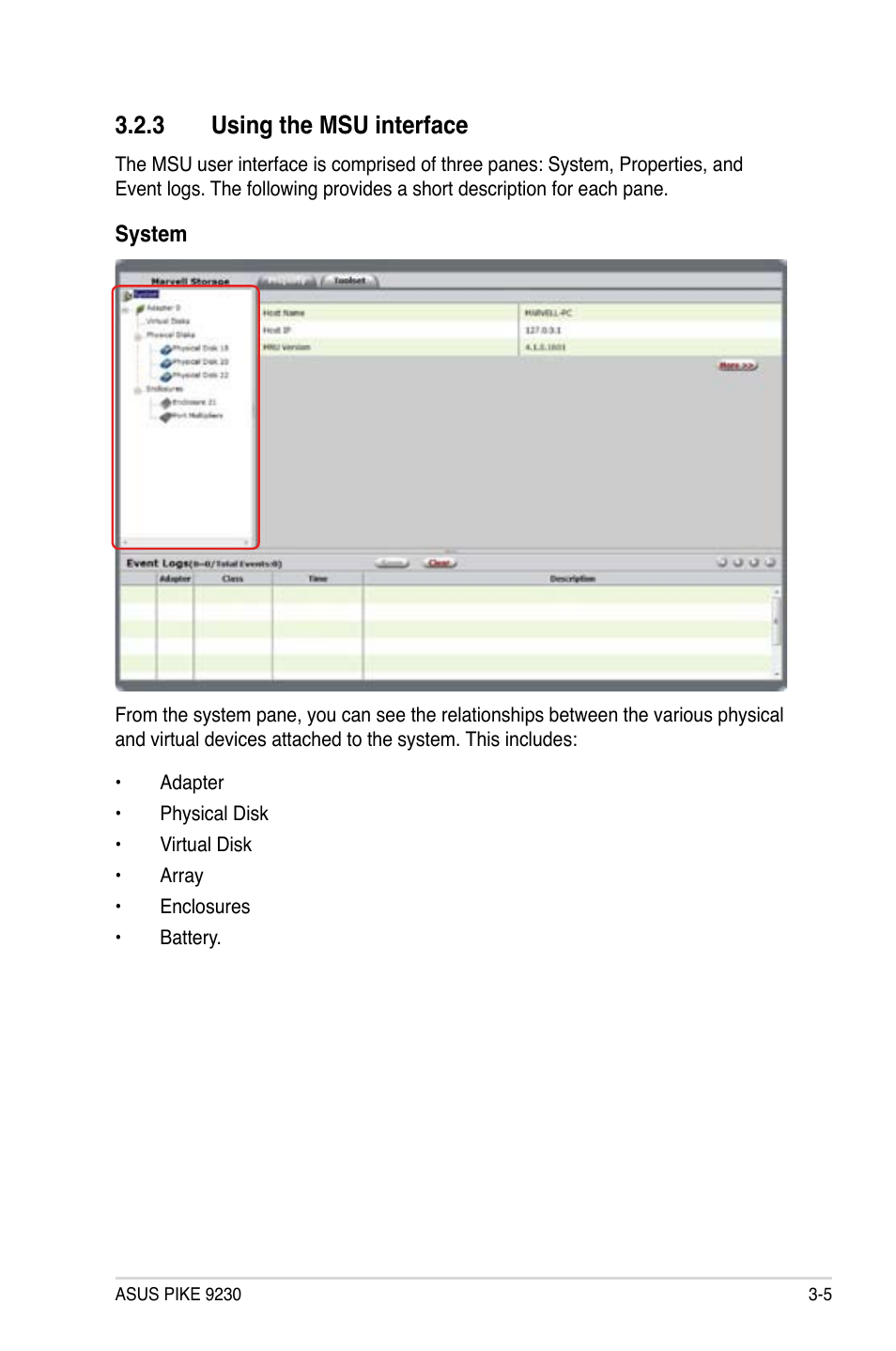 3 using the msu interface | Asus PIKE 9230 User Manual | Page 25 / 32