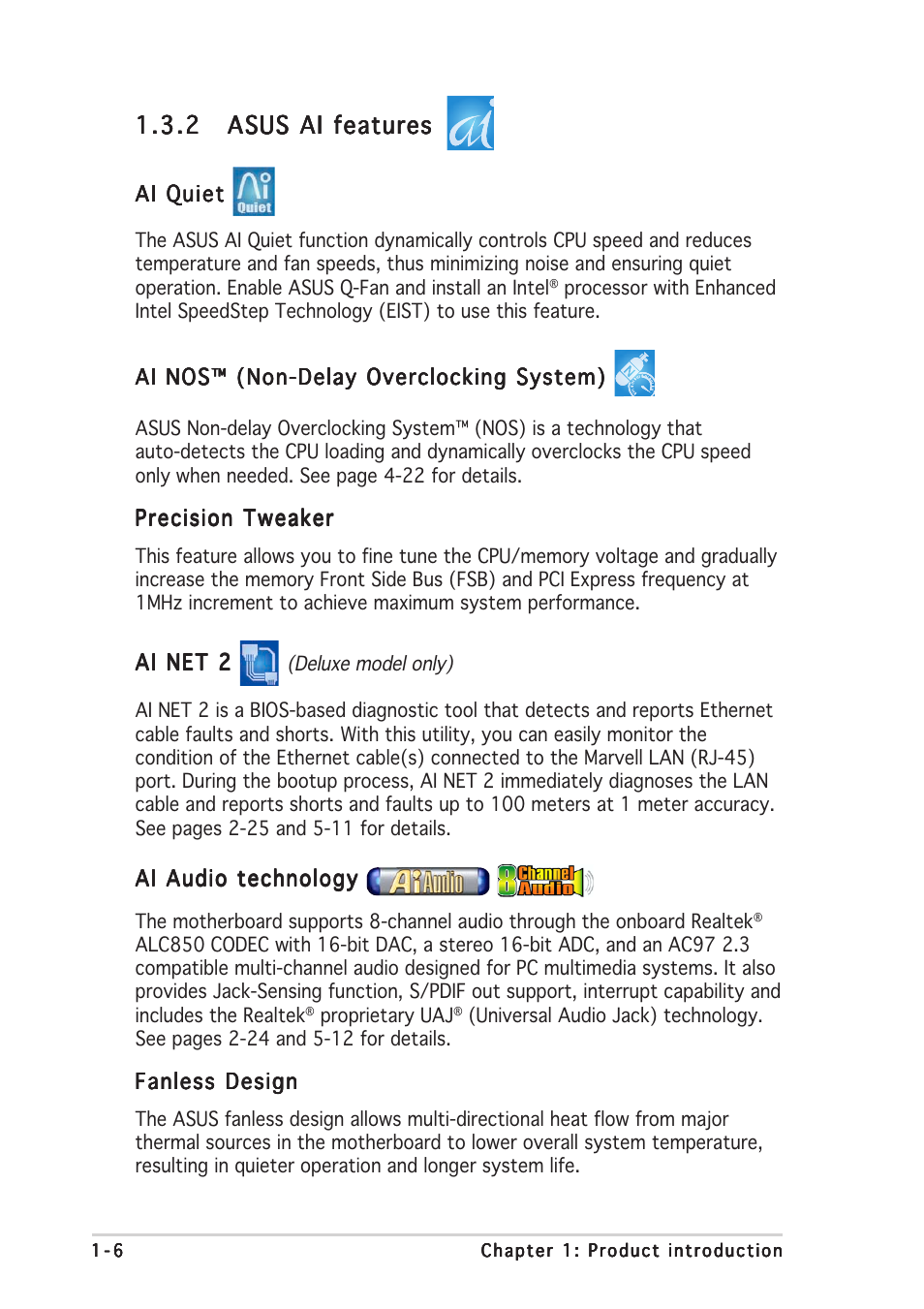 Asus P5ND2-SLI User Manual | Page 22 / 184