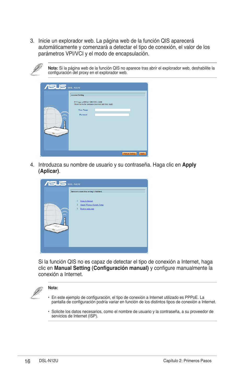 Asus DSL-N12U User Manual | Page 16 / 61