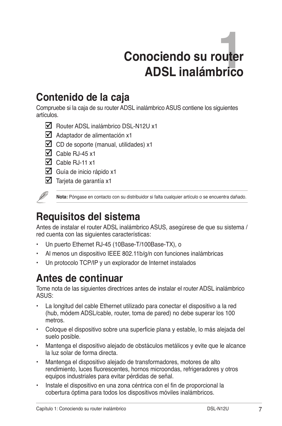 Asus DSL-N12U User Manual | Page 7 / 61