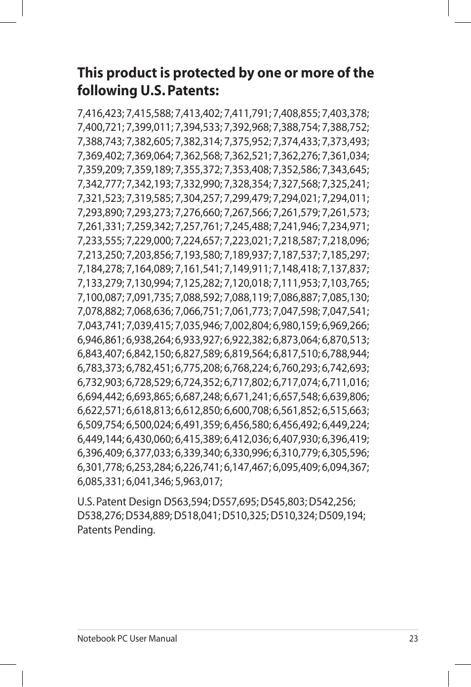 Asus X66IC User Manual | Page 23 / 24