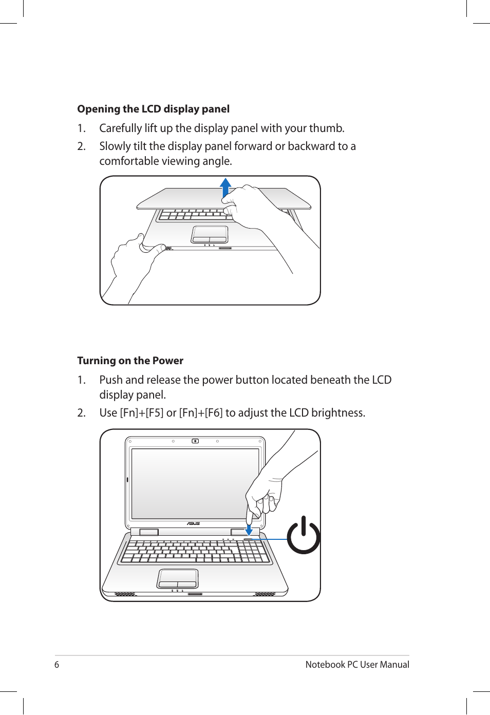 Asus X66IC User Manual | Page 6 / 24