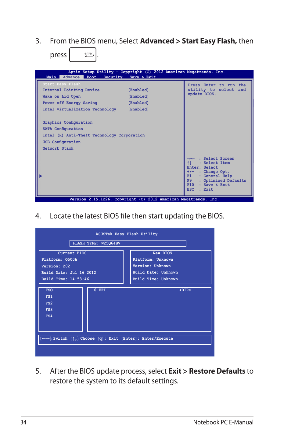 Asus R506A User Manual | Page 34 / 106