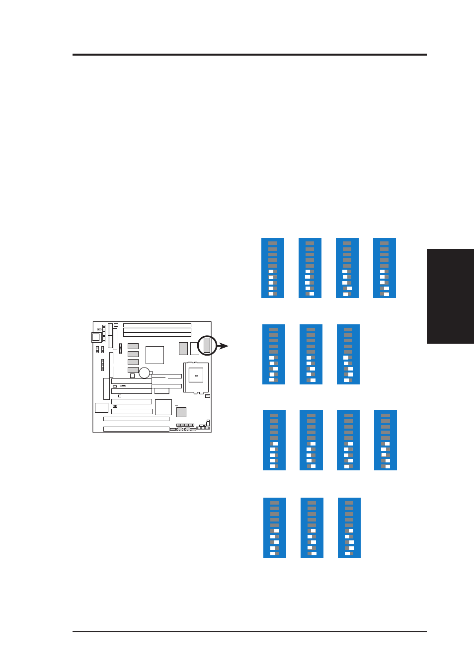 Iii. hardware setup, P5-99b cpu bus frequency setting, Dip 2 | Asus P5-99B User Manual | Page 19 / 104