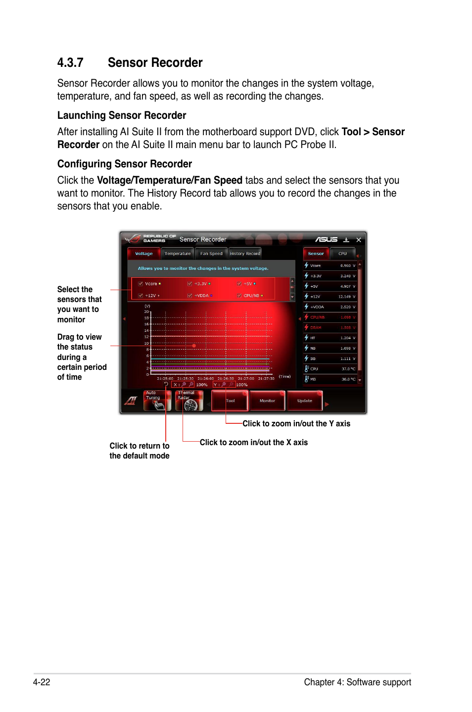 Sensor.recorder | Asus Crosshair V Formula/ThunderBolt User Manual | Page 156 / 193