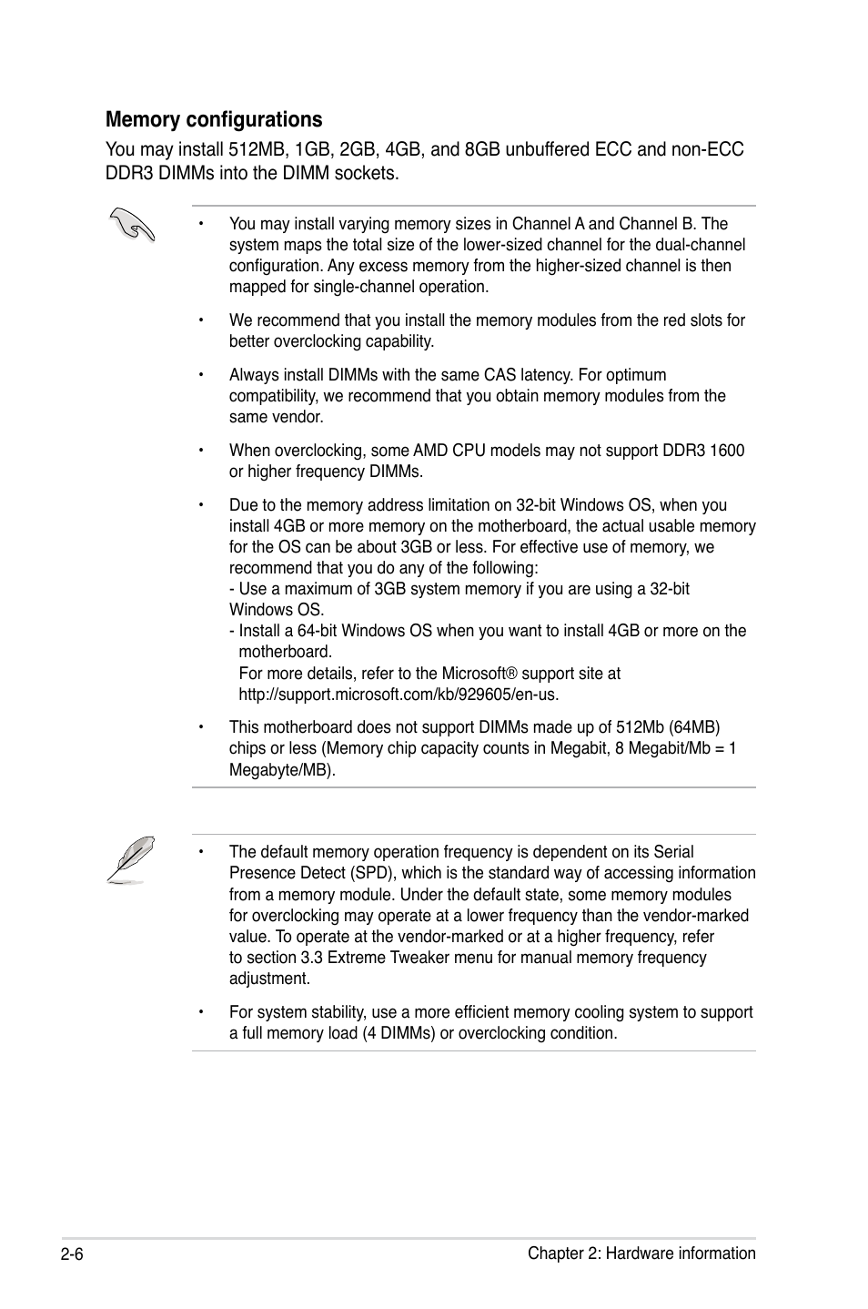 Asus Crosshair V Formula/ThunderBolt User Manual | Page 36 / 193