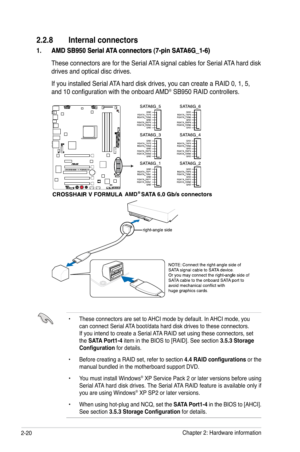 Internal.connectors | Asus Crosshair V Formula/ThunderBolt User Manual | Page 50 / 193