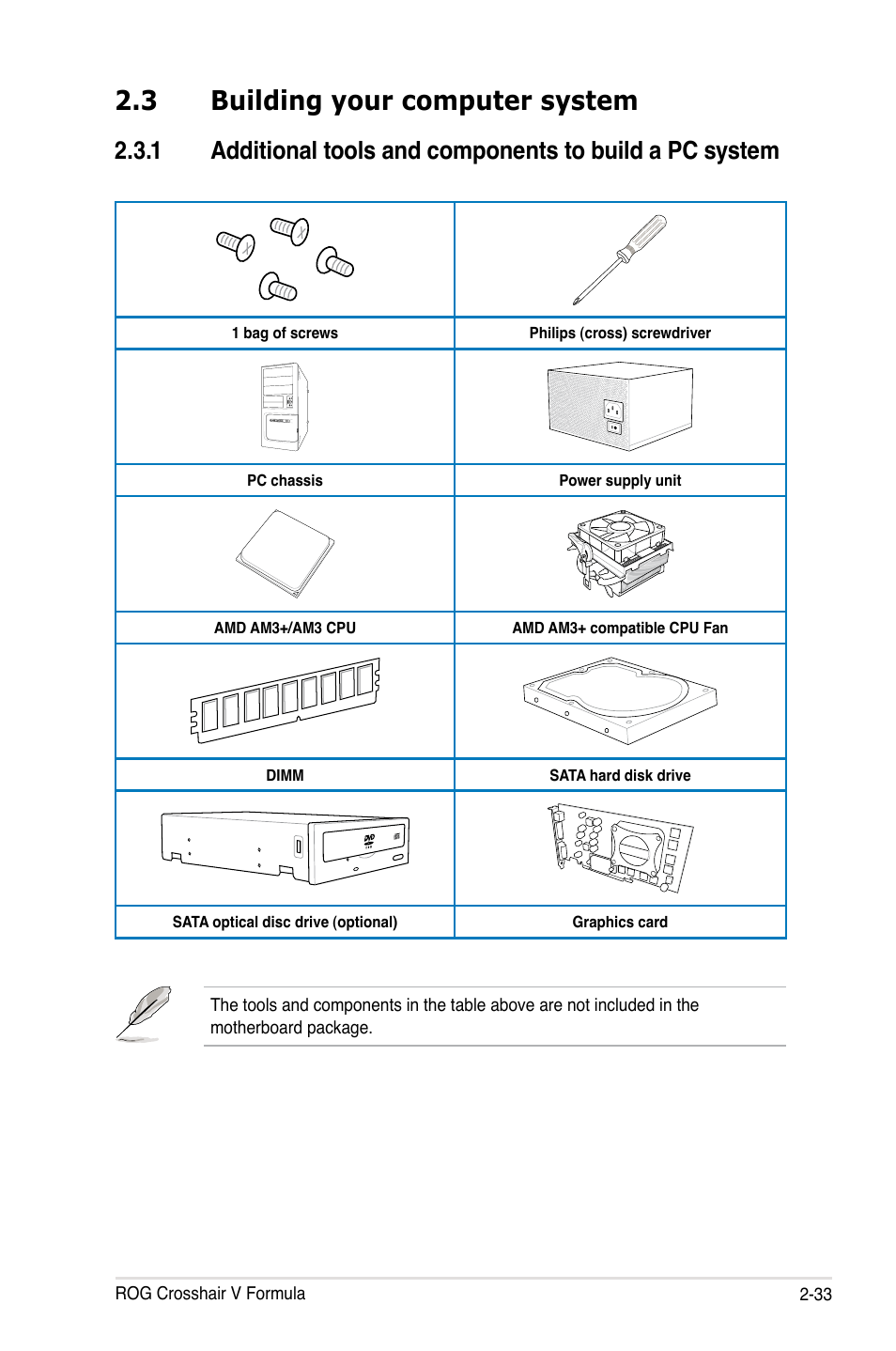 3 building your computer system | Asus Crosshair V Formula/ThunderBolt User Manual | Page 63 / 193