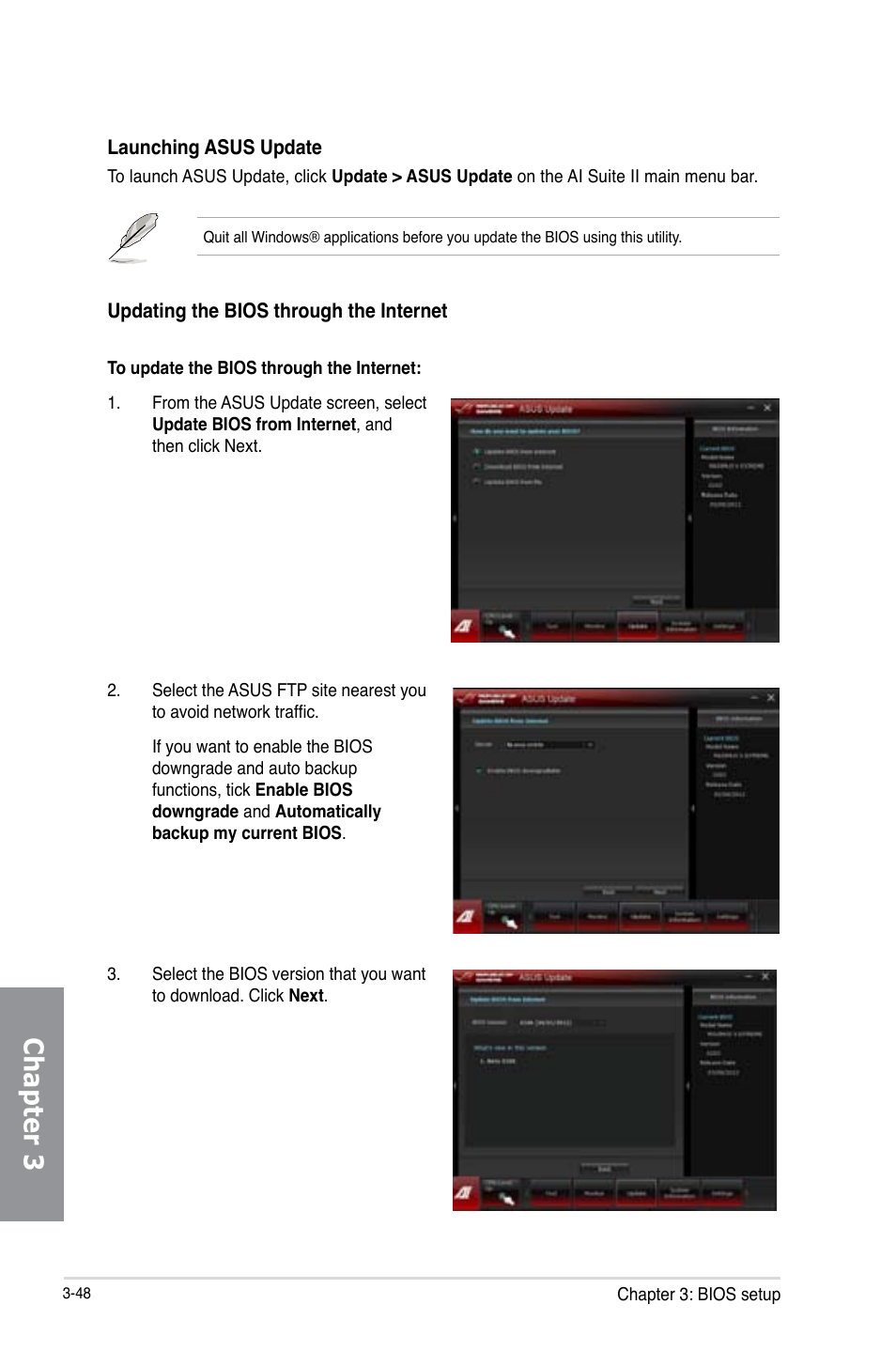 Chapter 3 | Asus MAXIMUS V EXTREME User Manual | Page 144 / 230