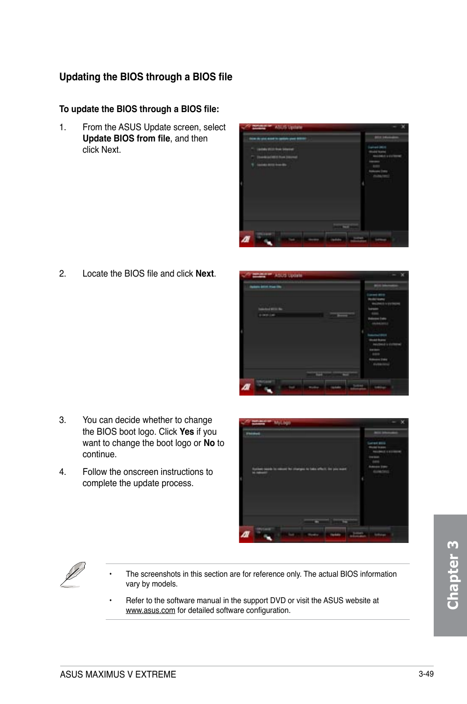 Chapter 3 | Asus MAXIMUS V EXTREME User Manual | Page 145 / 230