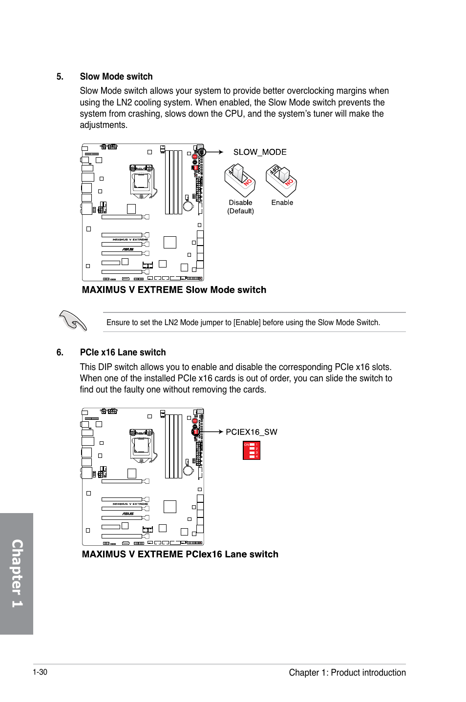 Chapter 1 | Asus MAXIMUS V EXTREME User Manual | Page 46 / 230