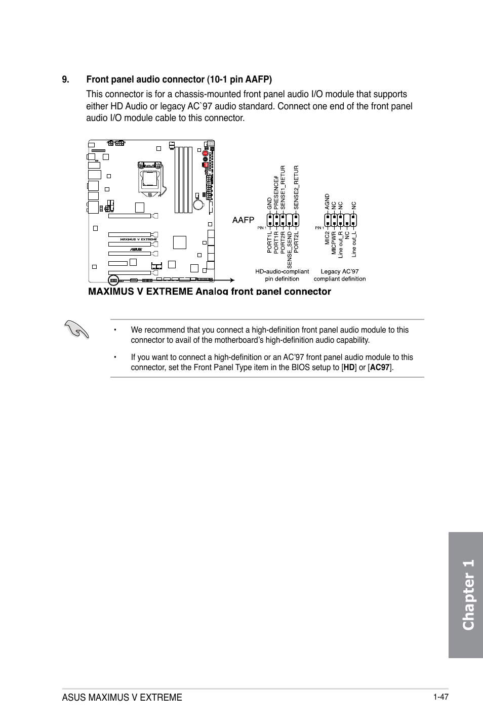 Chapter 1 | Asus MAXIMUS V EXTREME User Manual | Page 63 / 230