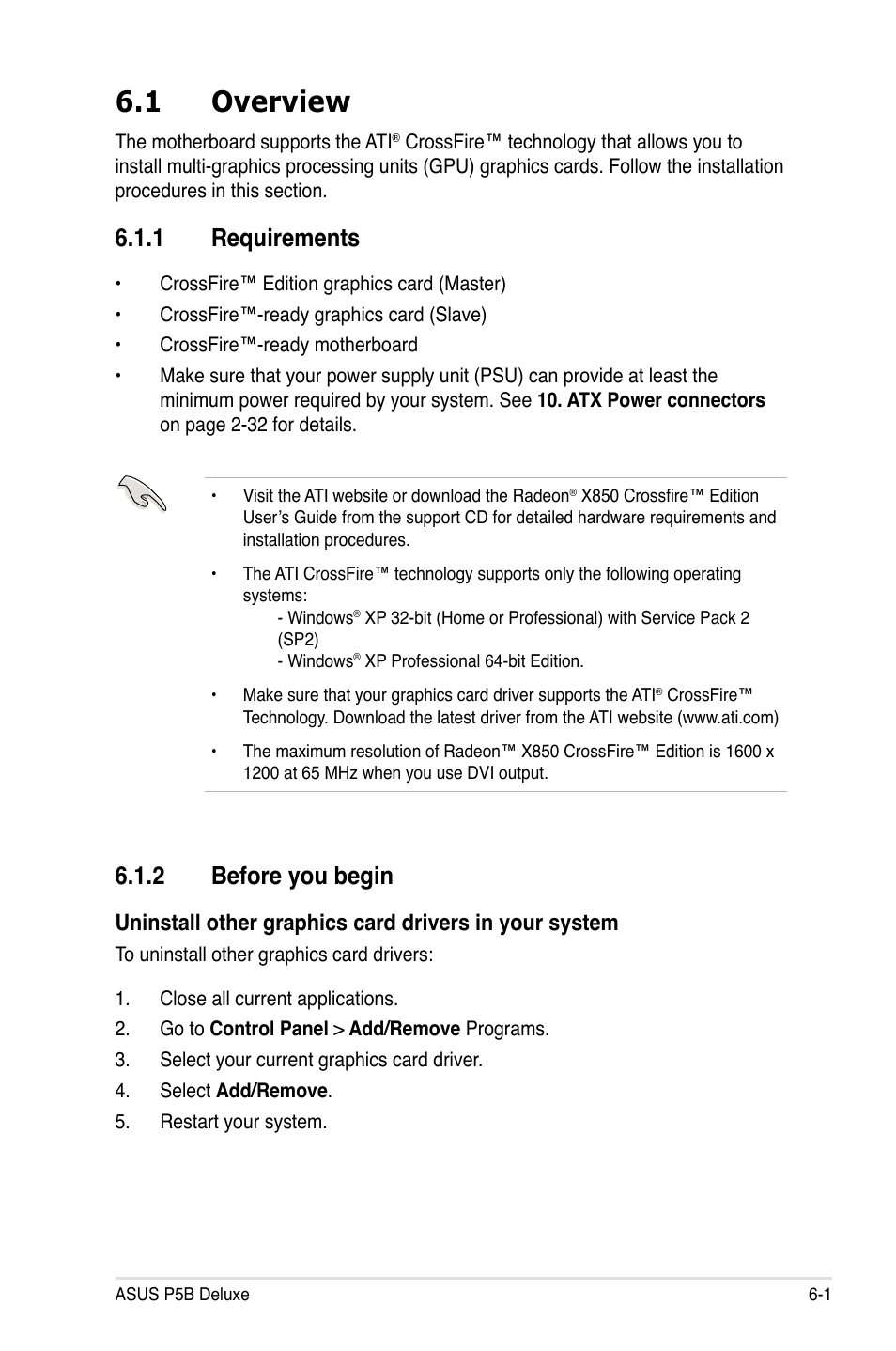 1 overview, 1 requirements, 2 before you begin | Asus P5B Deluxe/WiFi-AP User Manual | Page 161 / 178