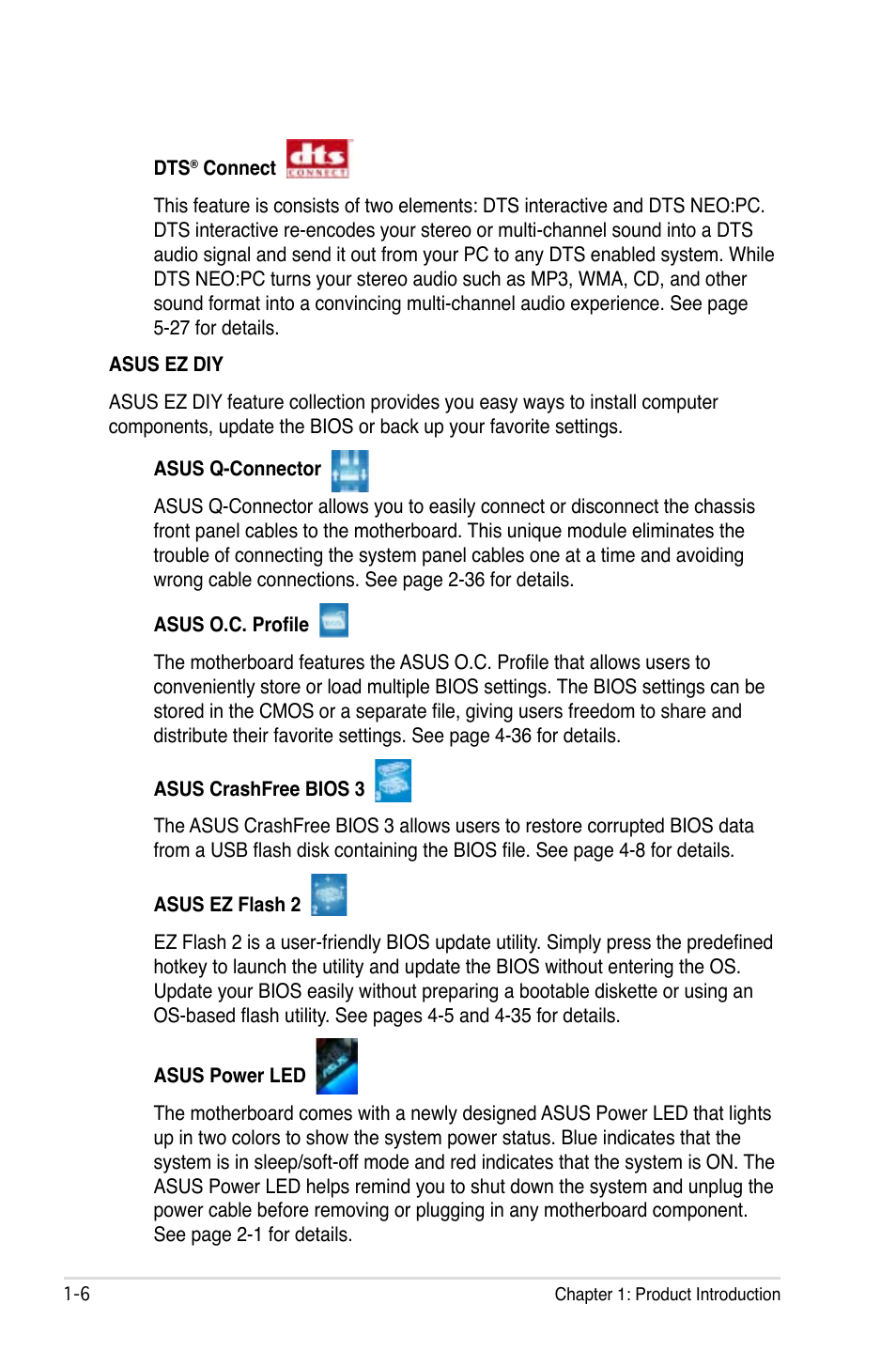 Asus P5B Deluxe/WiFi-AP User Manual | Page 22 / 178