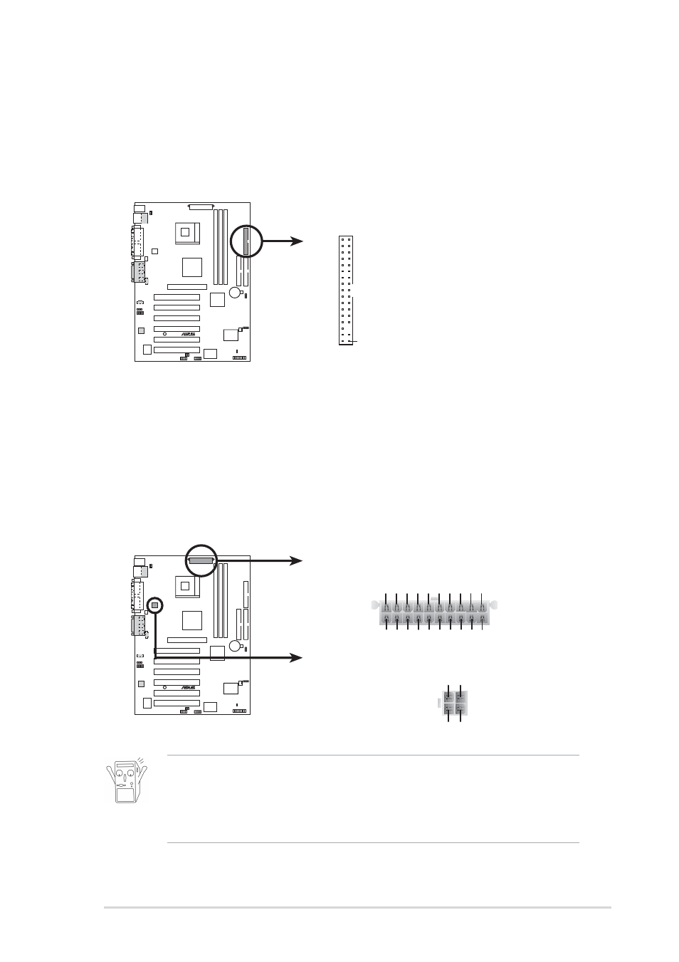 P4se/u2 floppy disk drive connector, Floppy1 | Asus P4SE/U2 User Manual | Page 23 / 63