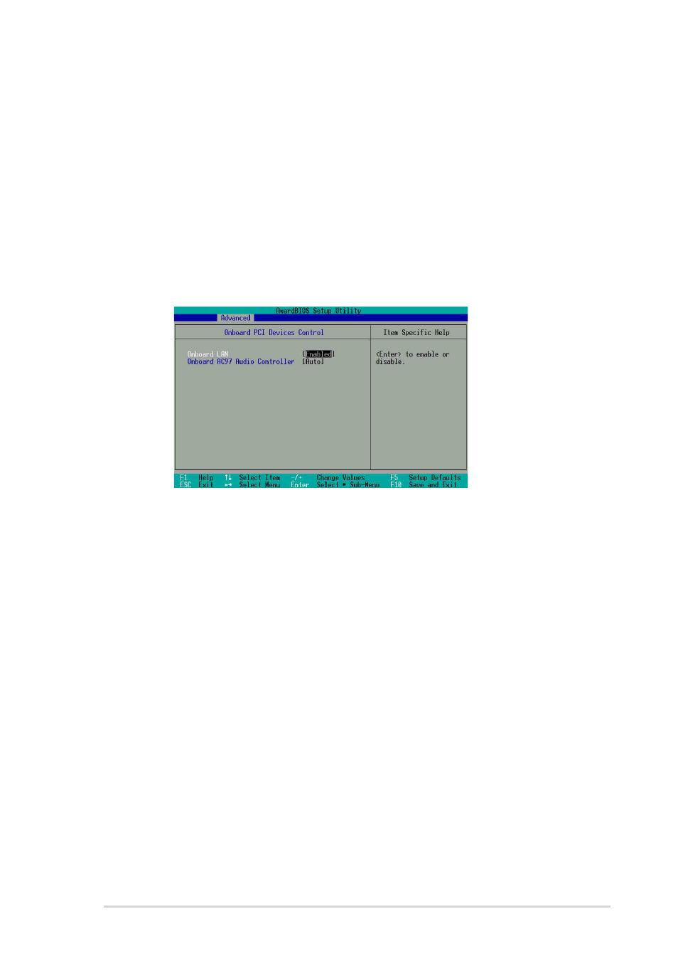 1 onboard pci devices control | Asus P4SE/U2 User Manual | Page 47 / 63