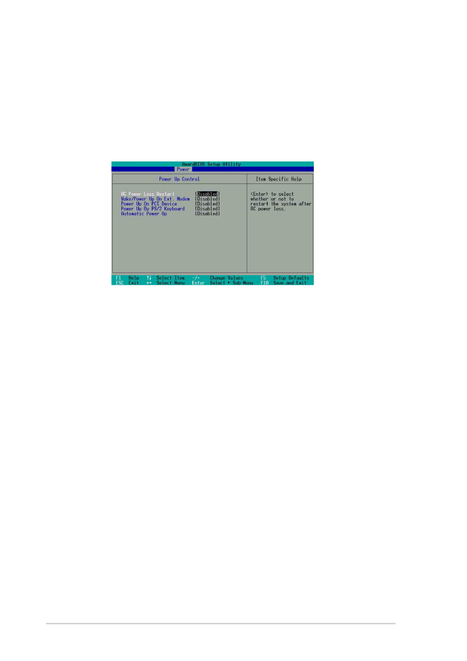 1 power up control | Asus P4SE/U2 User Manual | Page 50 / 63