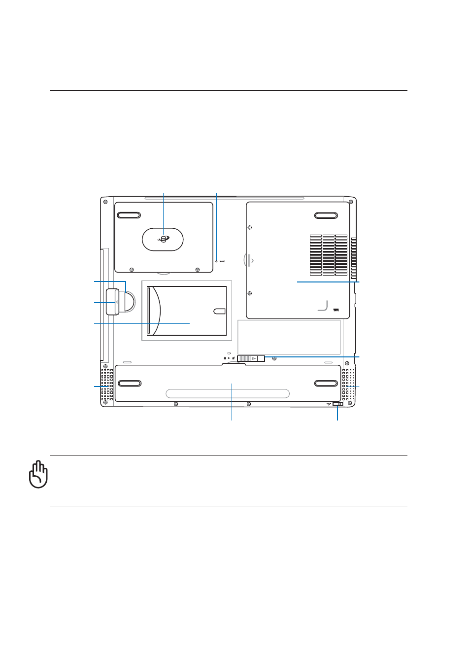 Bottom side, Knowing the parts | Asus M2C User Manual | Page 19 / 76