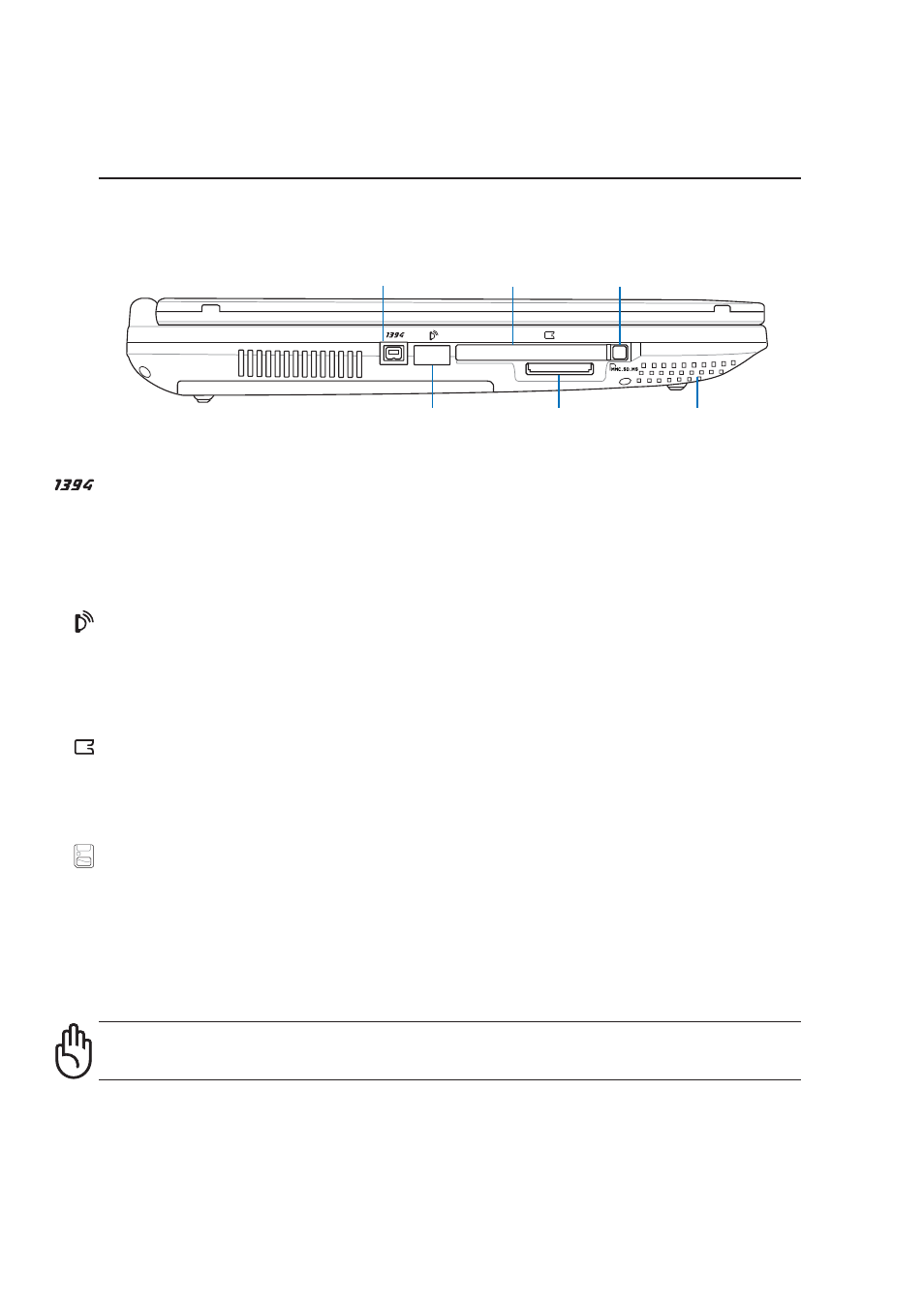 Left side | Asus M2C User Manual | Page 21 / 76