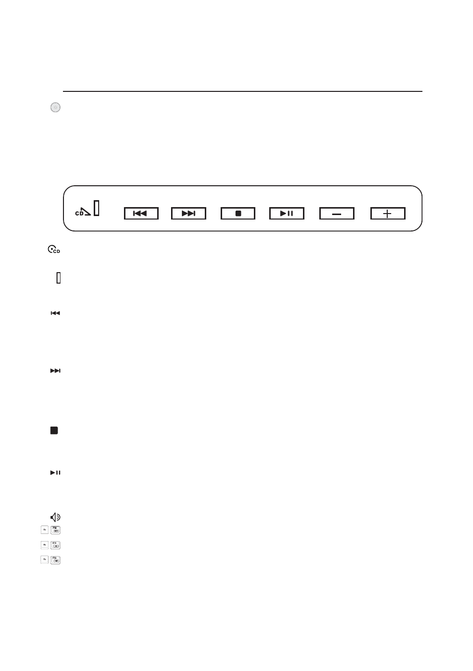 Cd player control buttons and indicator | Asus M2C User Manual | Page 40 / 76