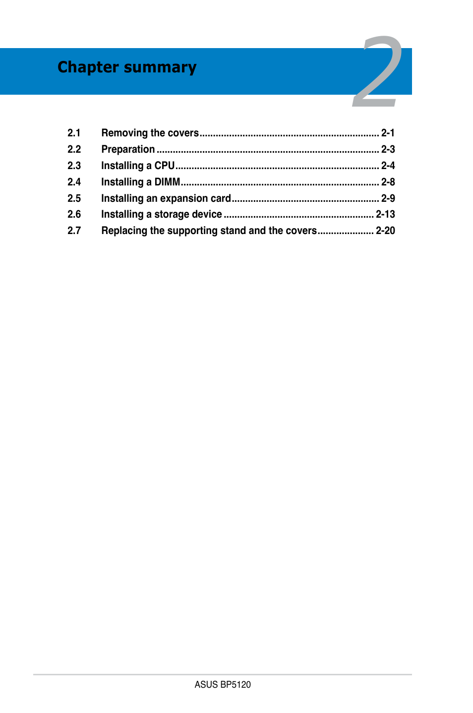 Asus BP5120 User Manual | Page 22 / 56