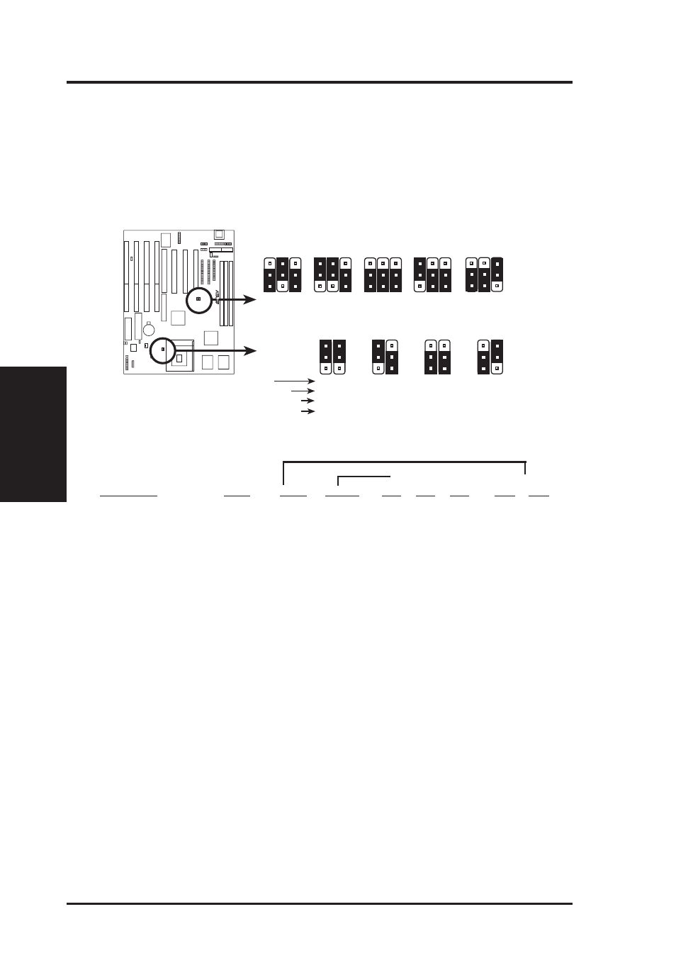 Iii. installation, 18 asus tx97 user’s manual, Jumpers) iii. inst alla tion | Asus TX97 User Manual | Page 18 / 64