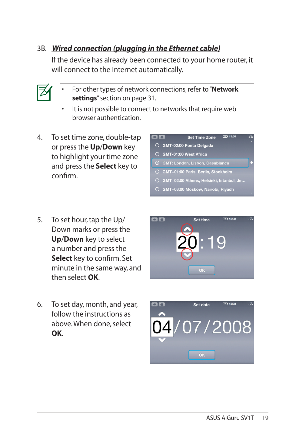 Asus AiGuru SV1T User Manual | Page 19 / 34