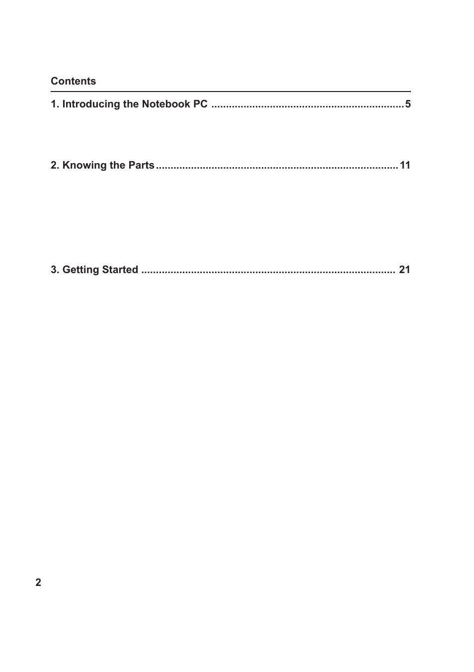 Asus W5Fm User Manual | Page 2 / 69