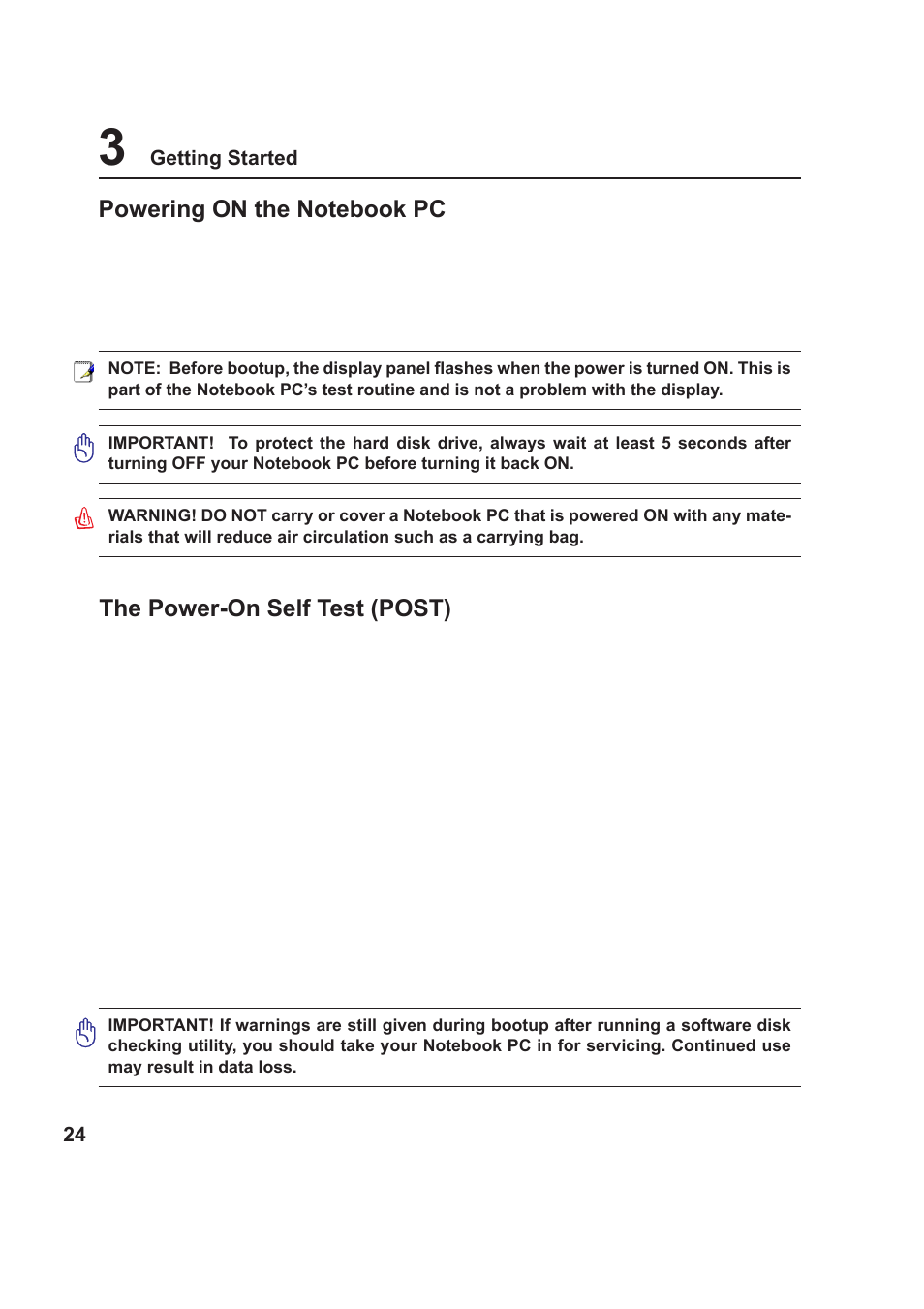 Asus W5Fm User Manual | Page 24 / 69