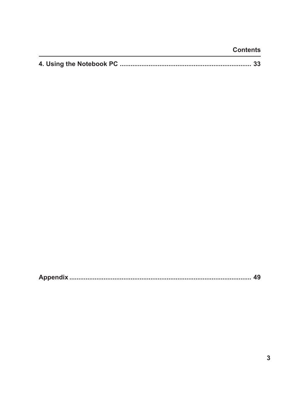 Asus W5Fm User Manual | Page 3 / 69