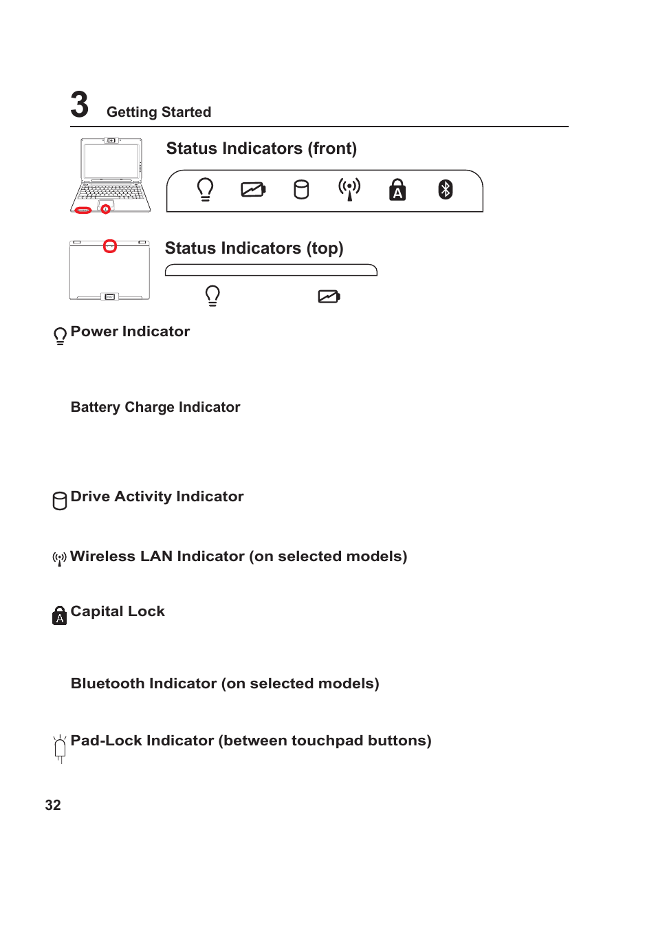 Asus W5Fm User Manual | Page 32 / 69