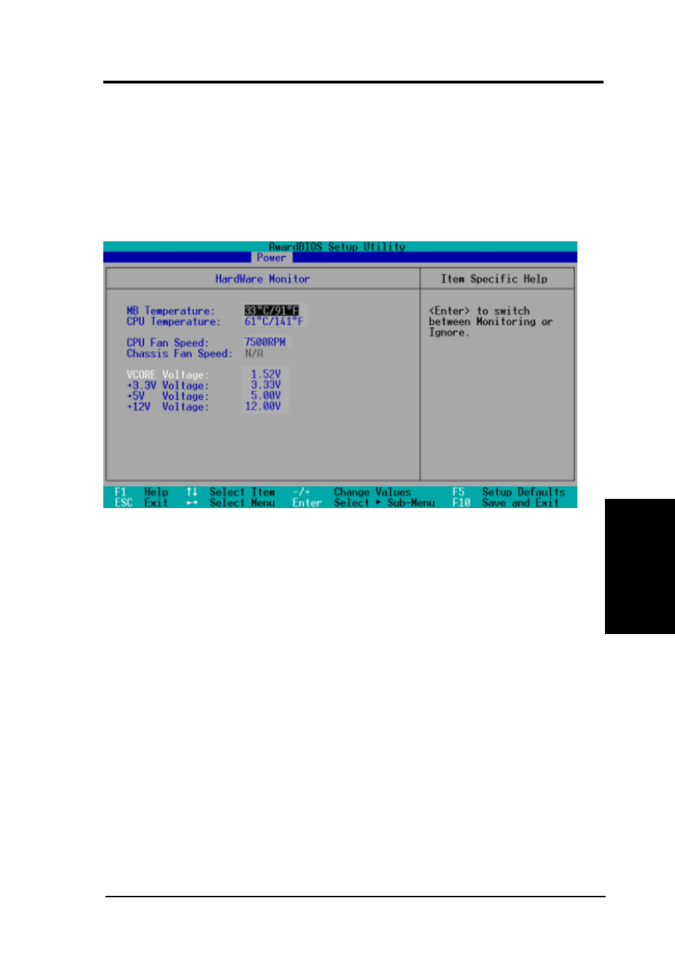 Bios setup, 2 hardware monitor | Asus CUV4X-VM User Manual | Page 65 / 86