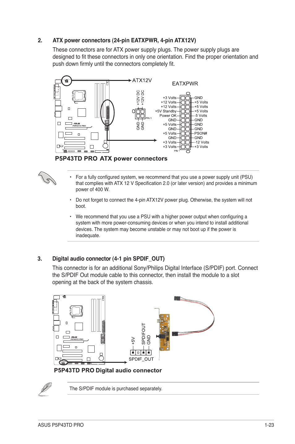 Asus P5P43TD PRO User Manual | Page 33 / 62