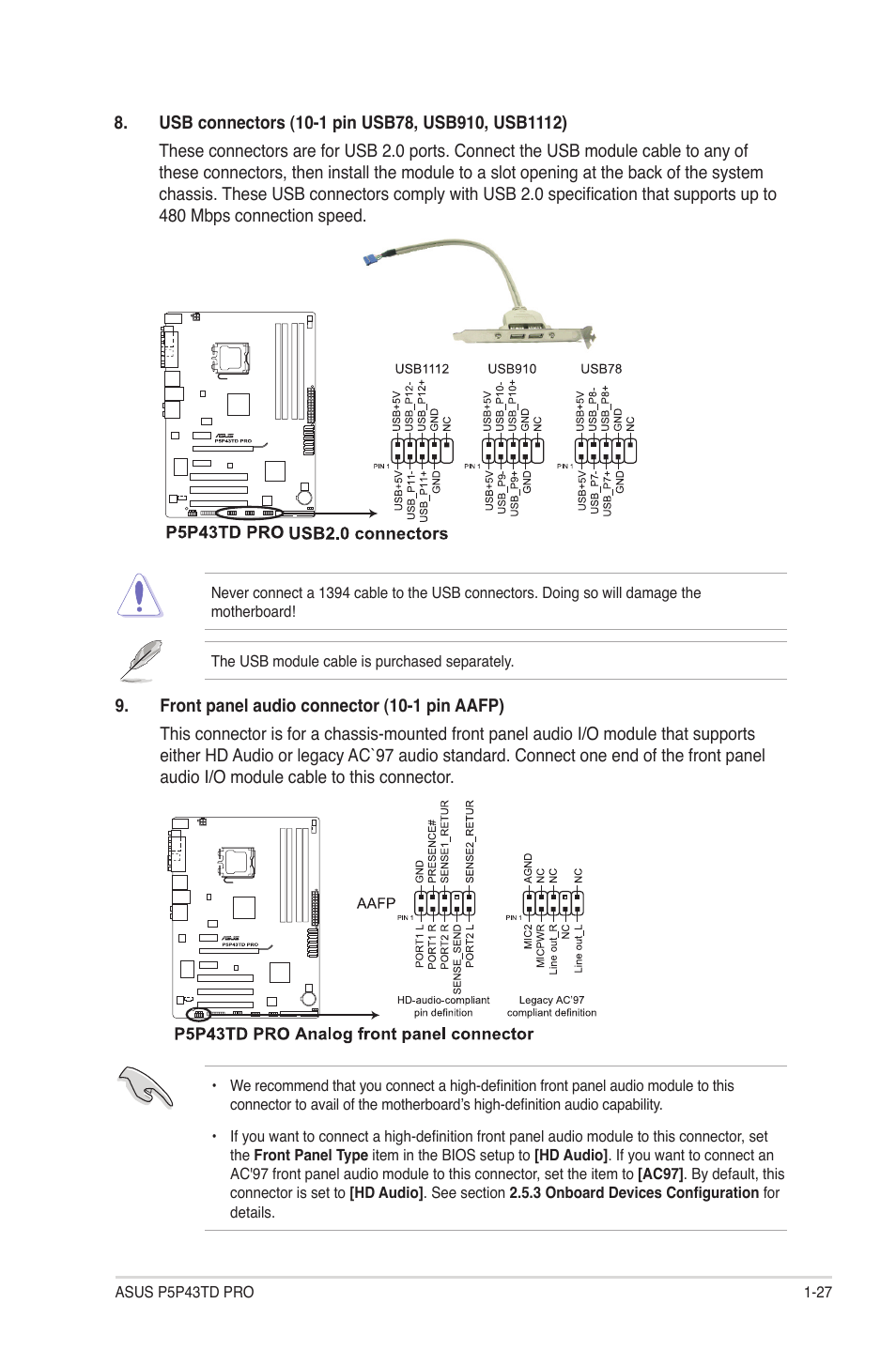 Asus P5P43TD PRO User Manual | Page 37 / 62