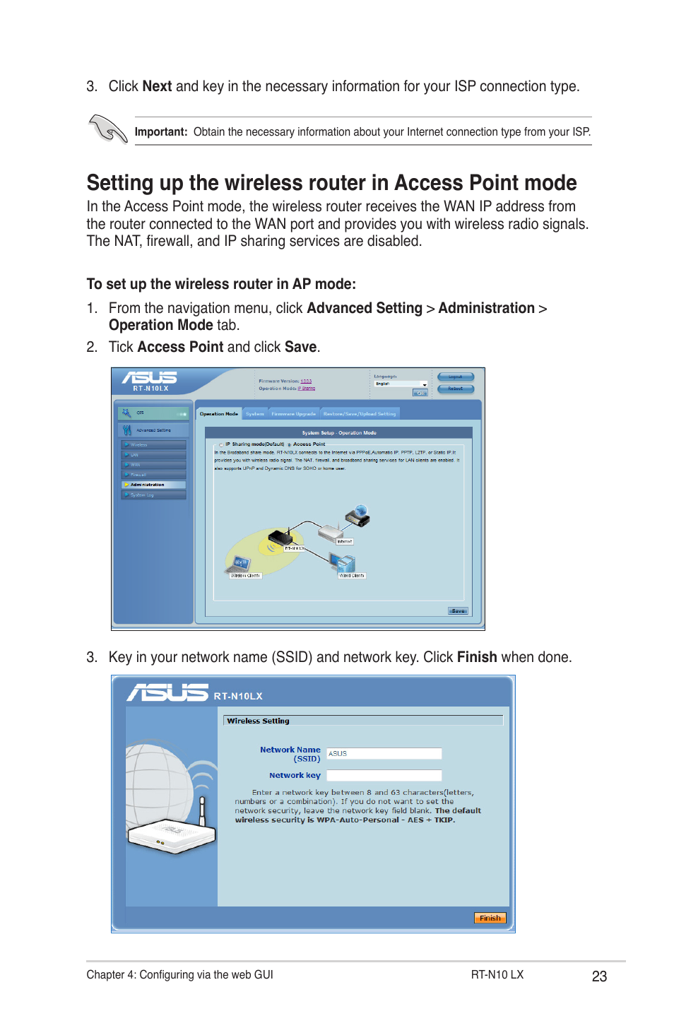 Asus RT-N10LX User Manual | Page 23 / 46