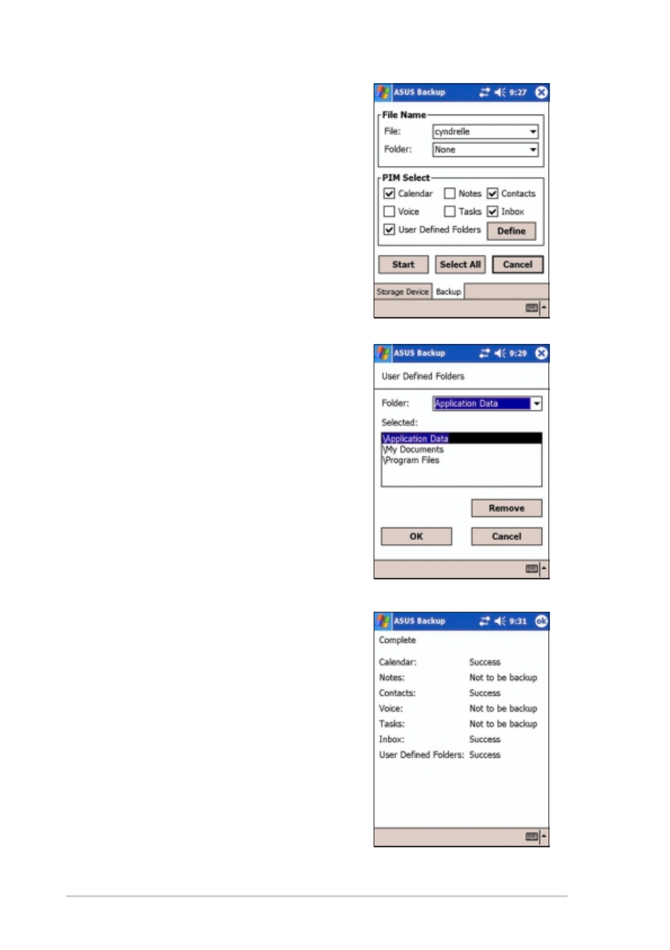 Asus MyPal A730W User Manual | Page 114 / 218