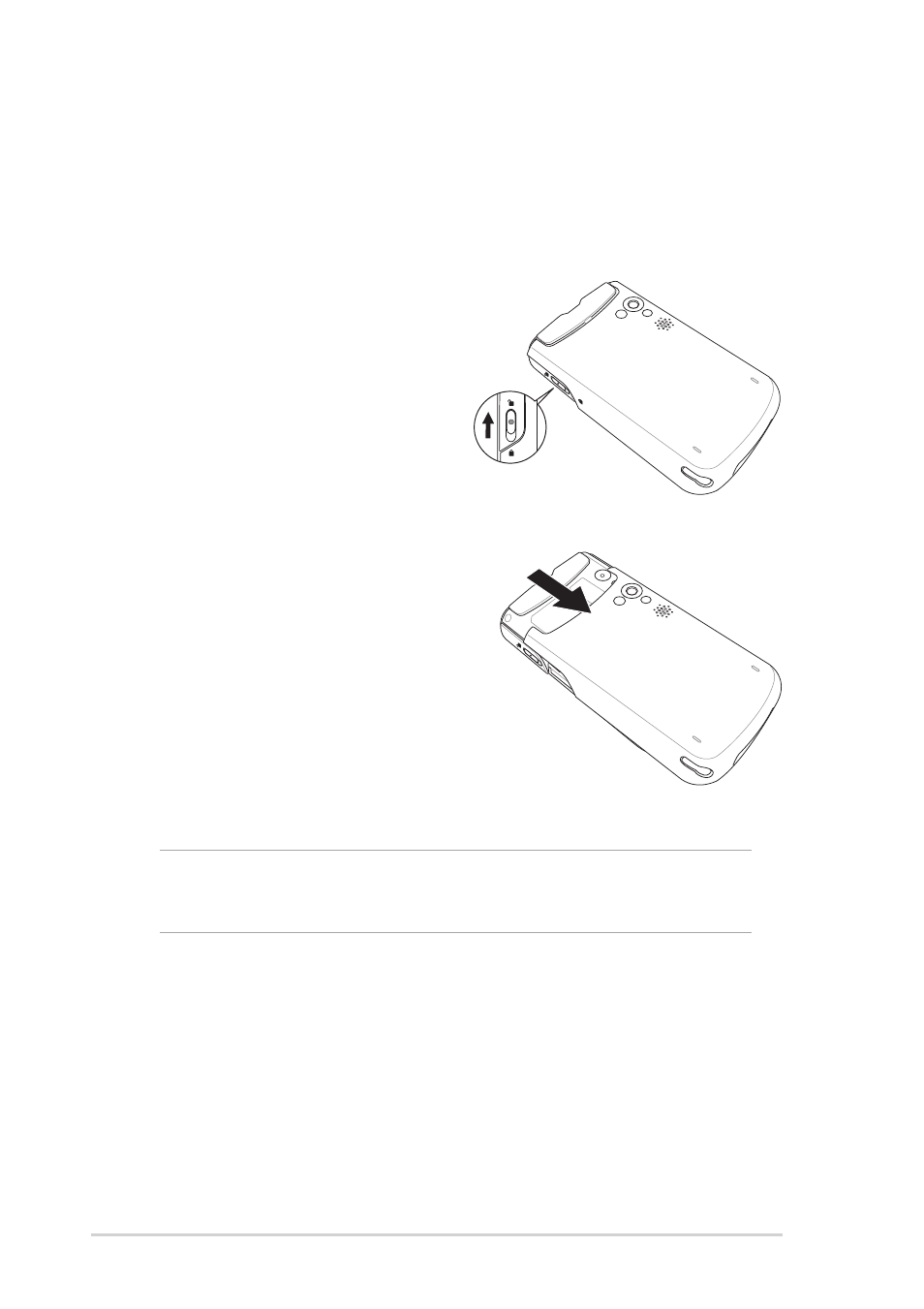 Setting up mypal, Removing and replacing the back cover | Asus MyPal A730W User Manual | Page 14 / 218