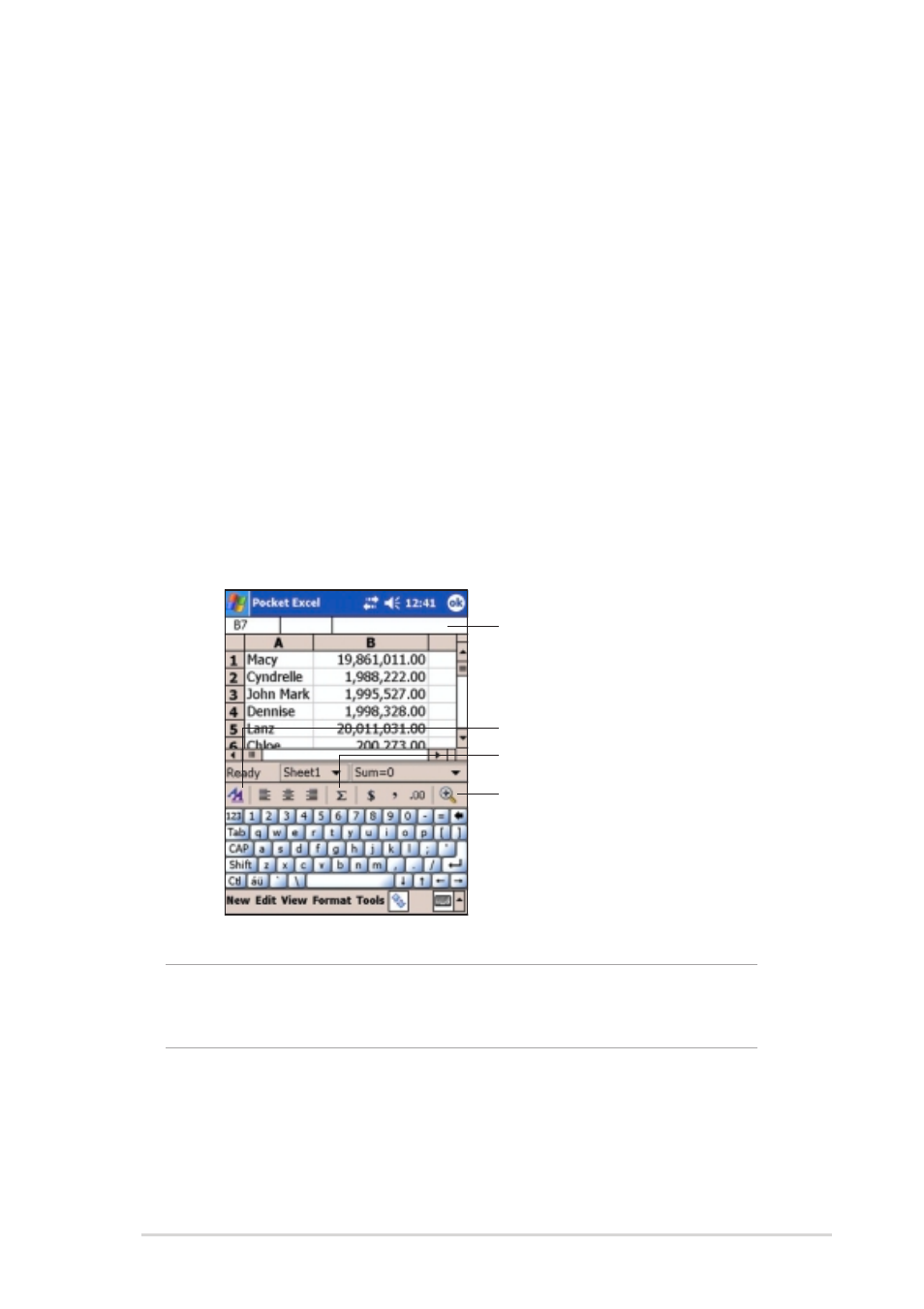 Pocket excel | Asus MyPal A730W User Manual | Page 153 / 218