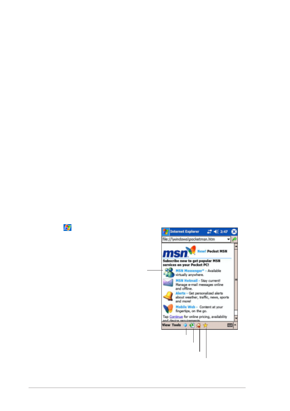 Introduction, Using pocket internet explorer | Asus MyPal A730W User Manual | Page 166 / 218