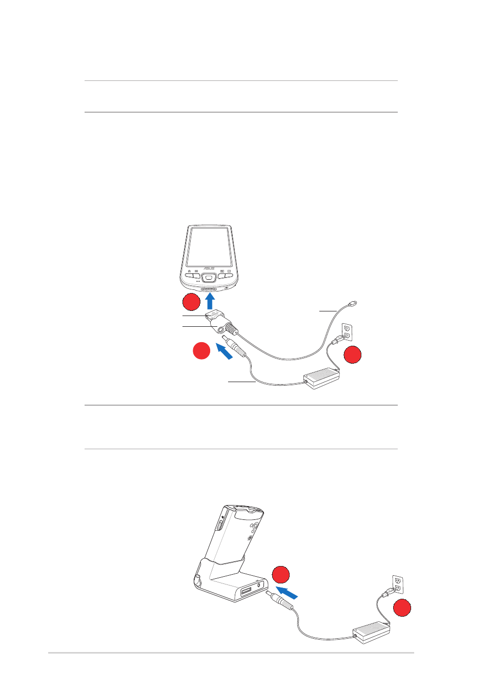 Connecting the ac adapter | Asus MyPal A730W User Manual | Page 18 / 218
