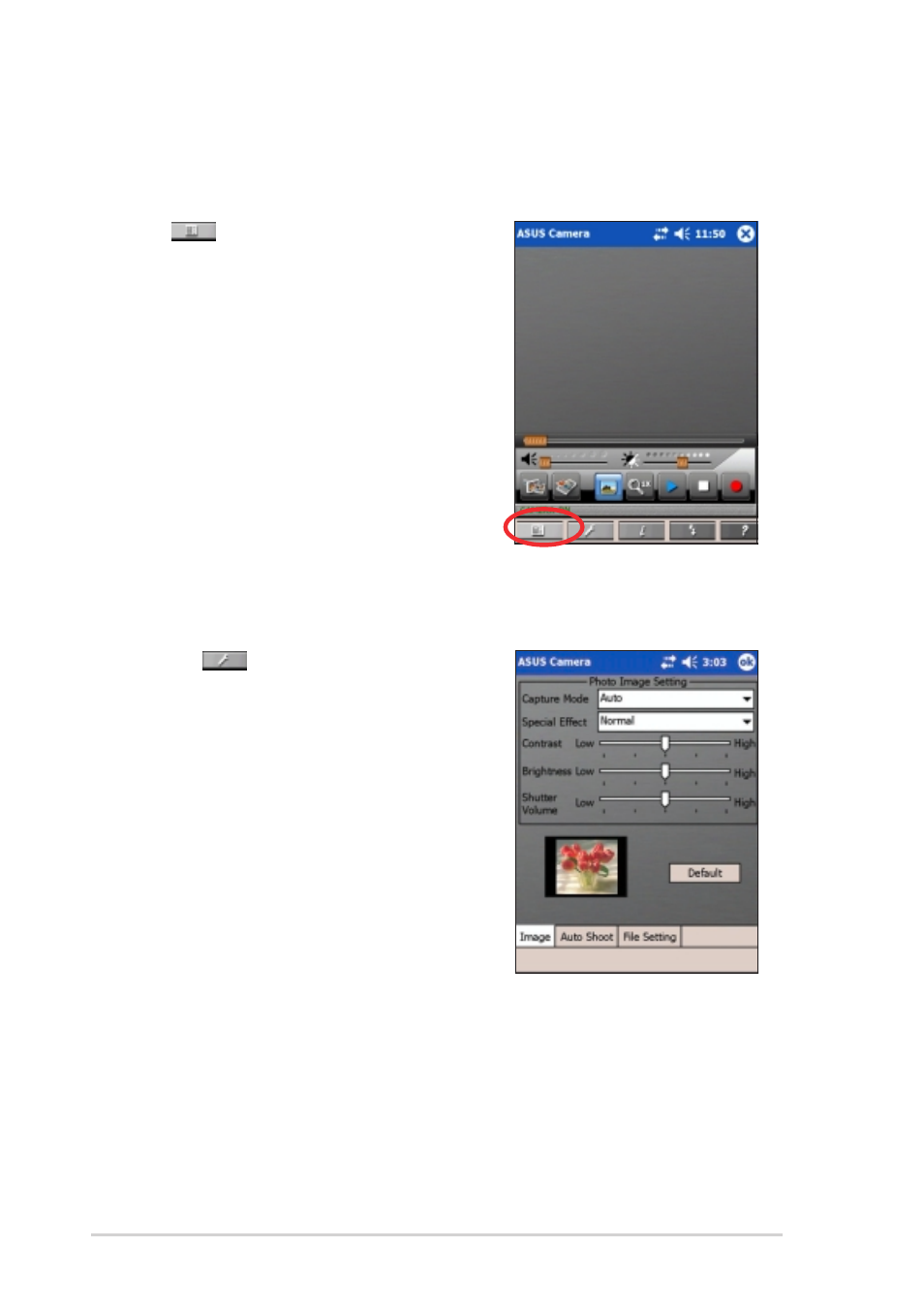 Photo menus | Asus MyPal A730W User Manual | Page 92 / 218