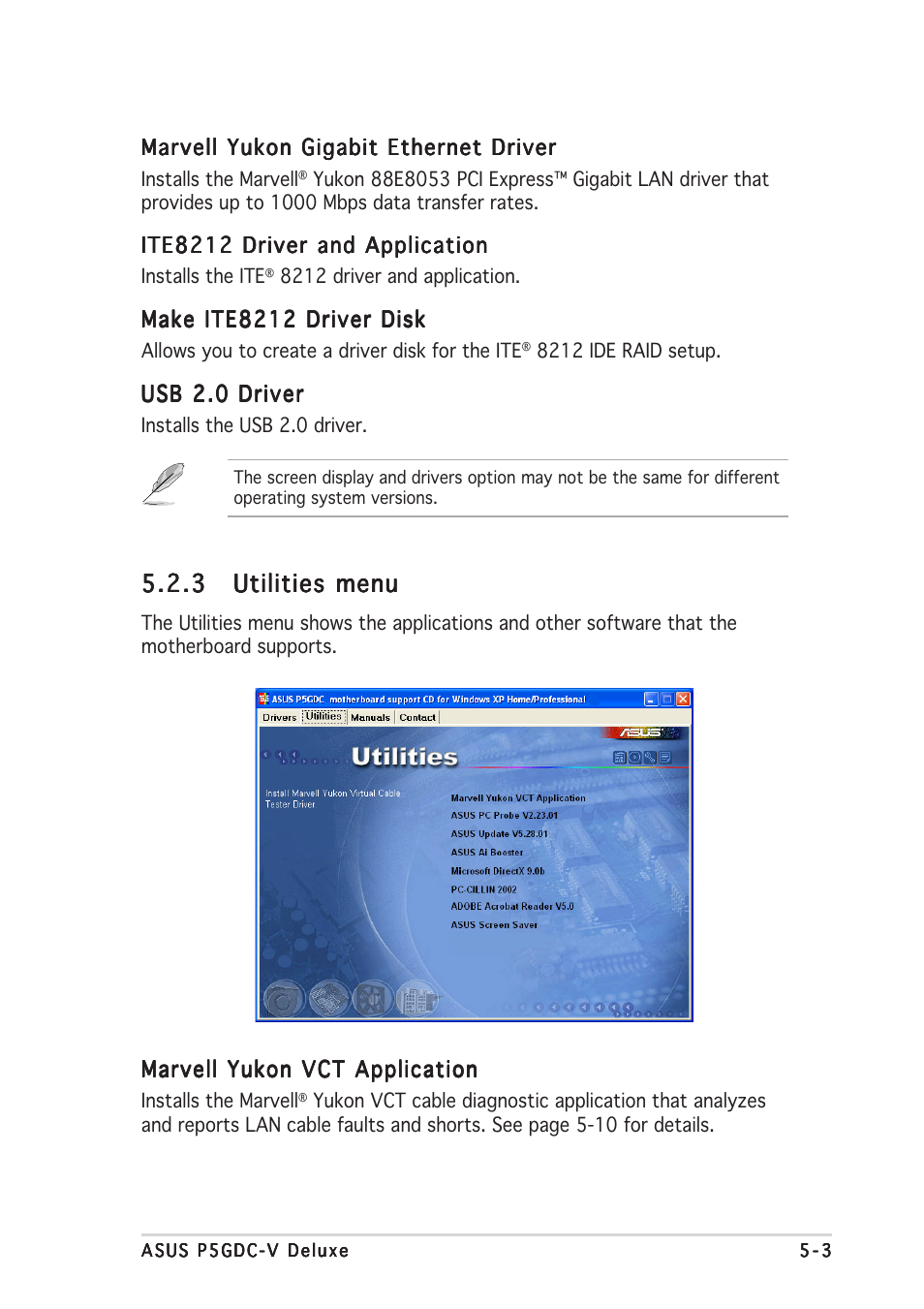 Asus P5GDC Deluxe User Manual | Page 111 / 136