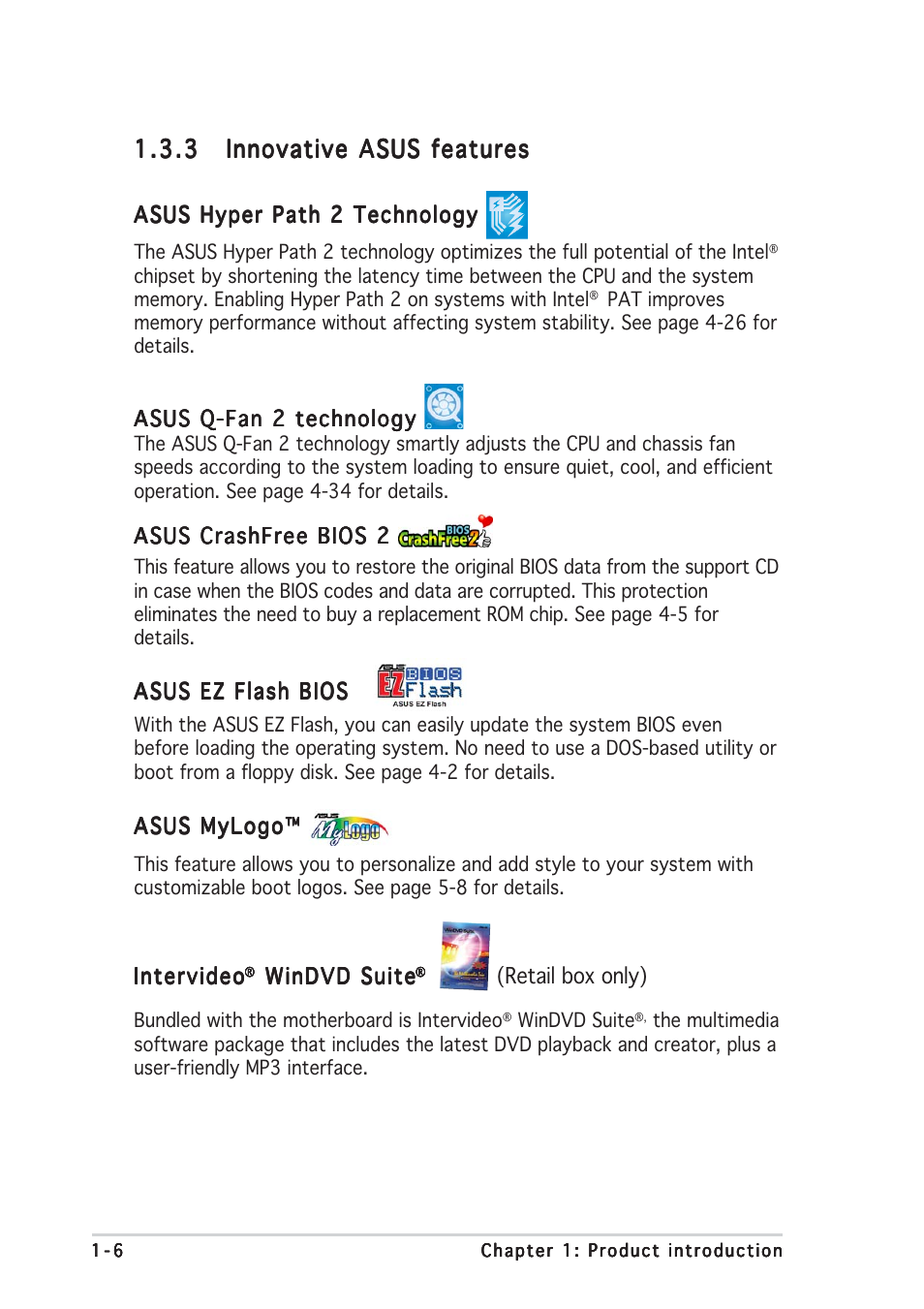 Asus P5GDC Deluxe User Manual | Page 18 / 136