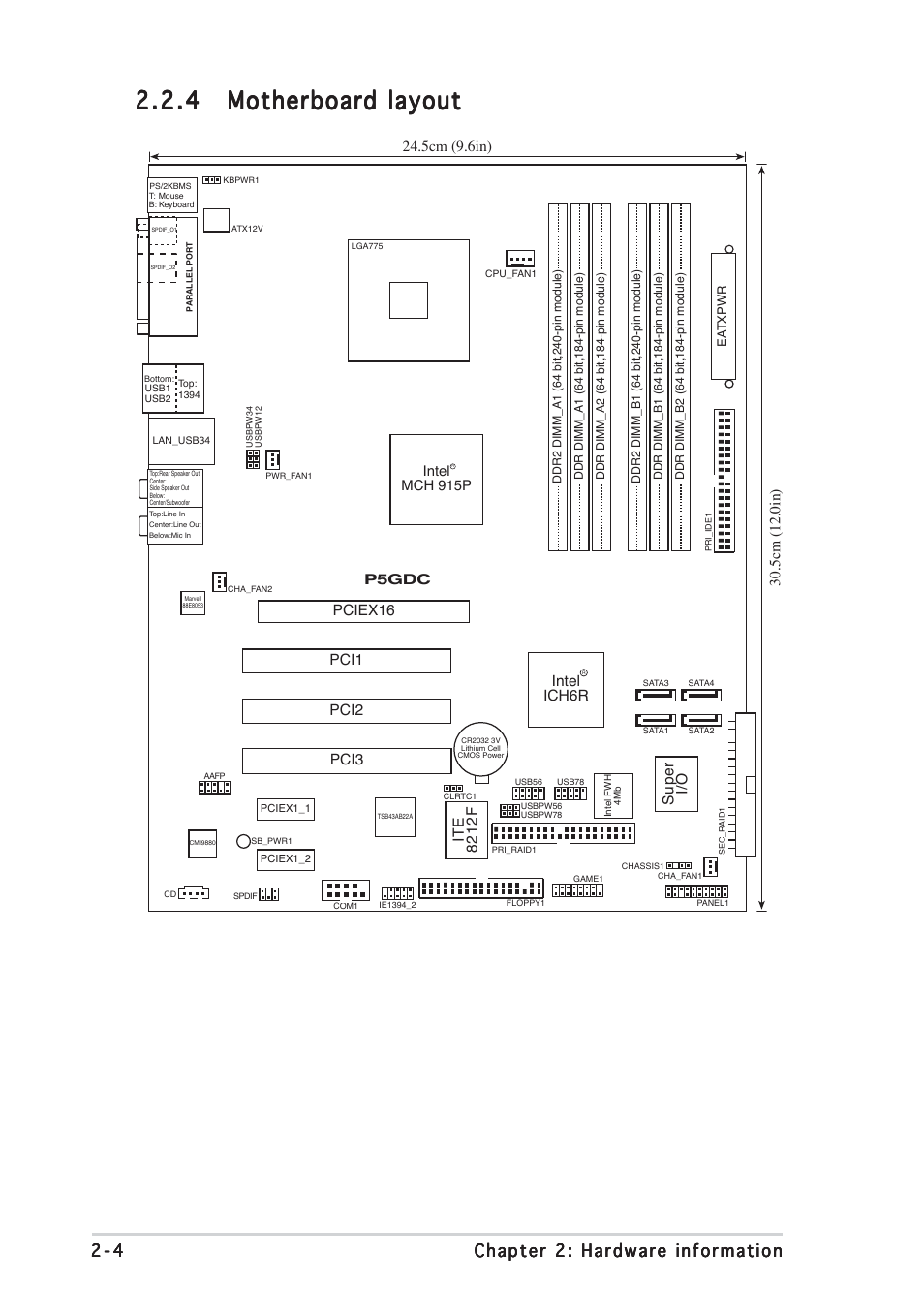 Asus P5GDC Deluxe User Manual | Page 24 / 136