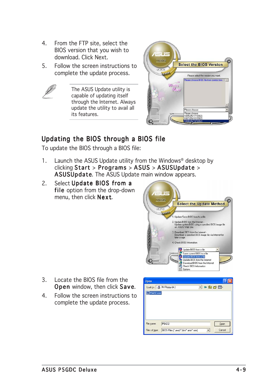 Asus P5GDC Deluxe User Manual | Page 73 / 136