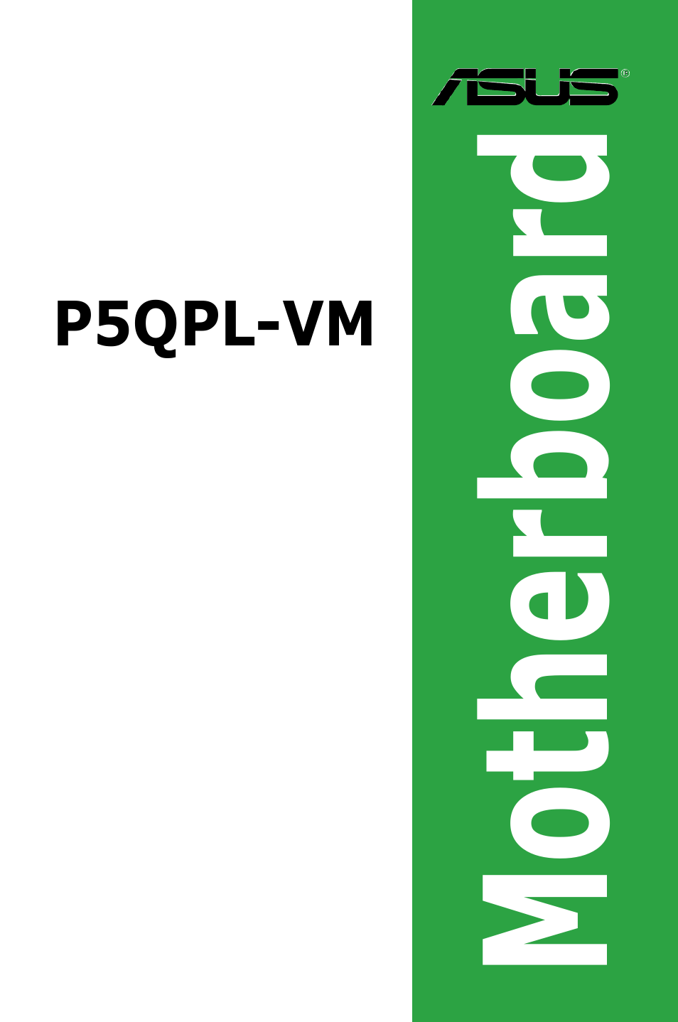 Asus P5QPL-VM User Manual | 64 pages