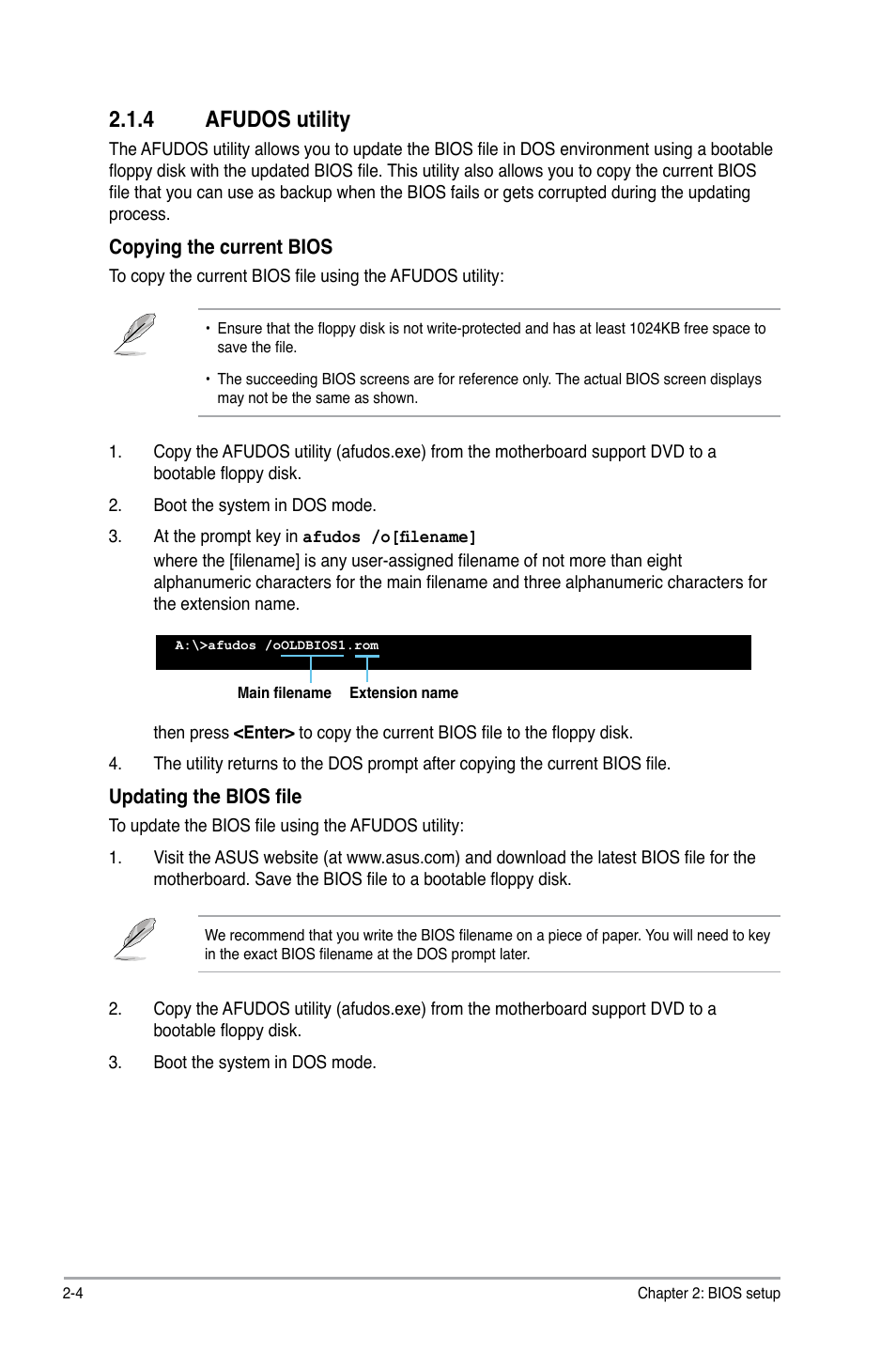 4 afudos utility | Asus P5QPL-VM User Manual | Page 44 / 64