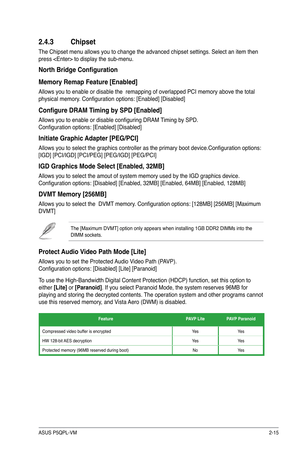 3 chipset | Asus P5QPL-VM User Manual | Page 55 / 64