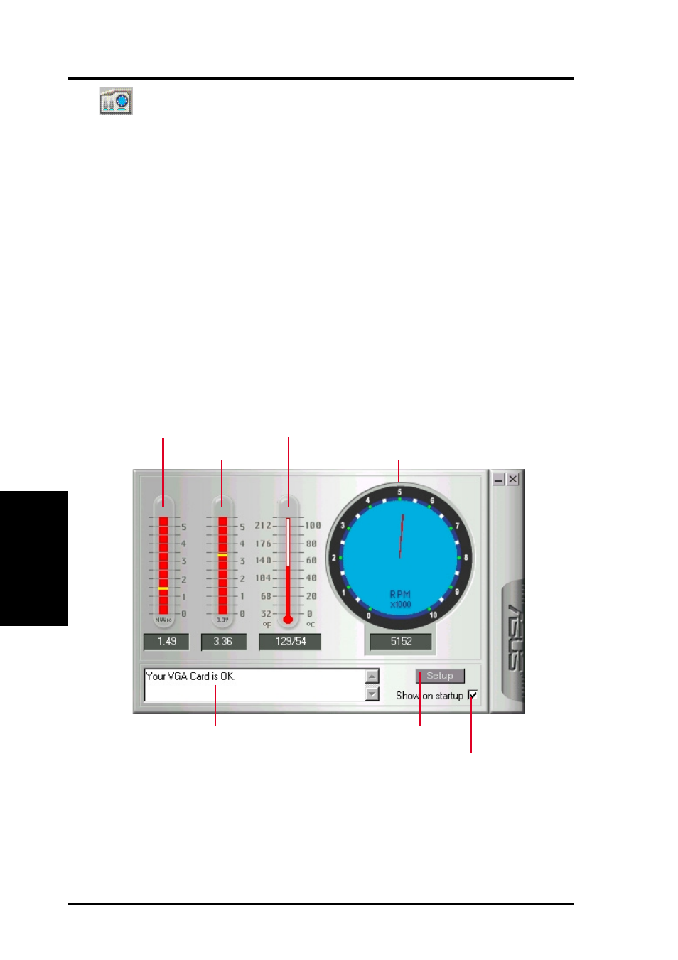 Software reference, Asus smartdoctor, Functions | Asus V8200 T2/T5 User Manual | Page 74 / 106